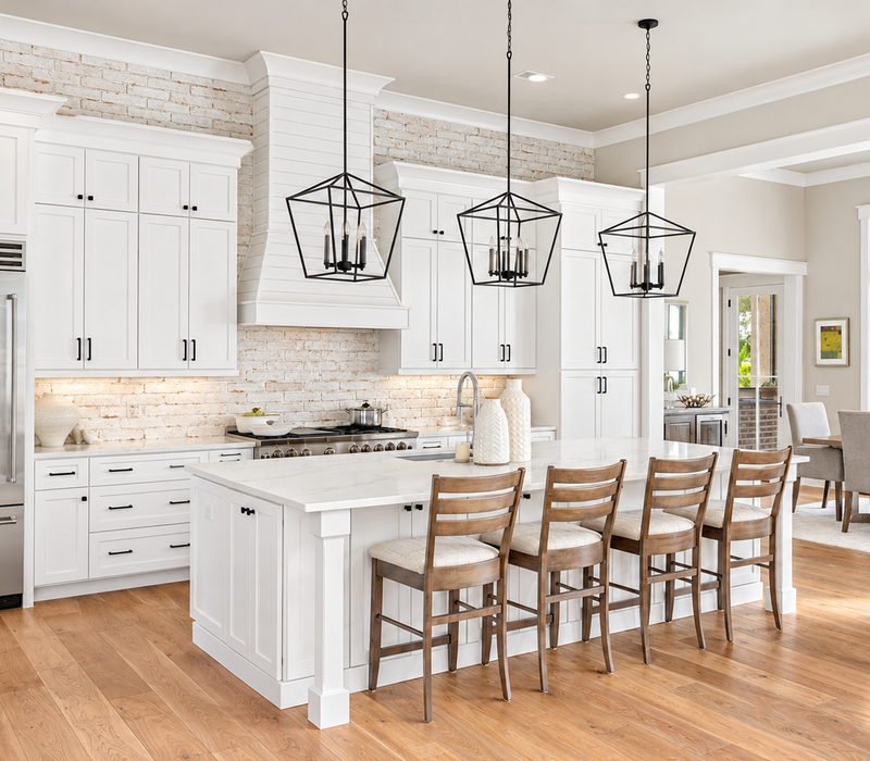 Custom built cabinetry. Quartz countertops.
